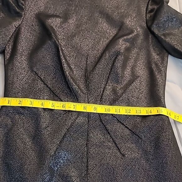 Jill Jill Stuart Metallic Black Short Sleeve Dress - Picture 9 of 13